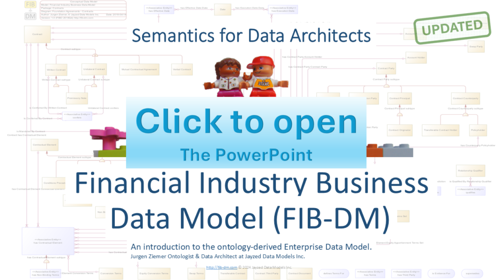 Click to open FIB-DM Semantics for Data Architects