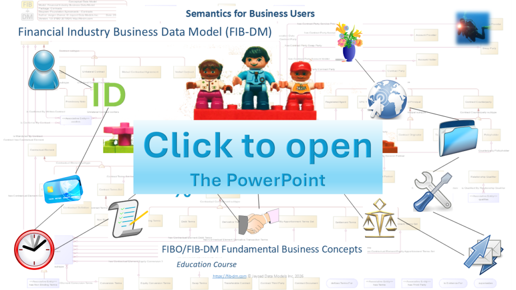 Click to open Semantics for Business Users